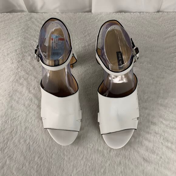 Nine West Women's Delilah Open Toe Block Heels Size 10M - Picture 2 of 10